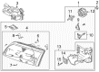 Diagram for Mazda 626 Headlight Cover - GD8A-51-0K0