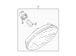 Diagram for Mazda Side Marker Light - B01W-51-120