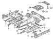 Diagram for Mazda 6 Front Cross-Member - GHP9-54-650A