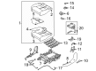 Diagram for Mazda CX-90 Cup Holder - KMV7-88-970-02