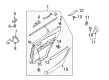 Diagram for Mazda CX-9 Door Seal - TD11-72-821A