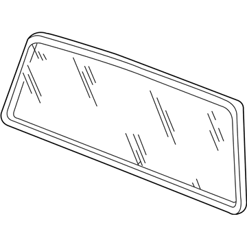 Mazda 1F90-63-931 Back Glass
