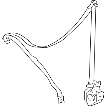 Mazda Tribute Seat Belt - ZZCA-57-630A-03