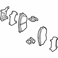 Mazda Millenia Brake Pad Set - TCY7-33-23Z Brake Pads