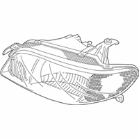Mazda Protege Headlight - BL8D-51-0L0D Headlamp Assembly