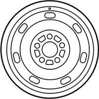 Mazda Alloy Wheels - 9965-B8-6560 Wheel, Steel