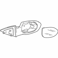 Mazda Side View Mirrors - GEA3-69-12Z Mirror Outside