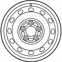 Mazda Alloy Wheels - 9965-40-6560 Wheel, Steel