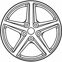 Mazda Protege Alloy Wheels - 9965-18-7070 Wheel, Alloy