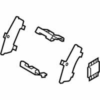 Mazda Brake Pad Set - NFY7-26-49Z Rear Pads