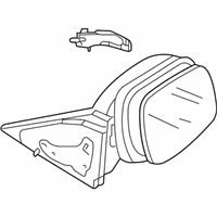 Mazda Side View Mirrors - BBM4-69-12ZN Mirror Assembly