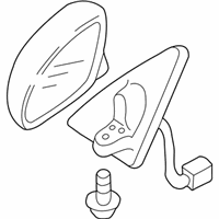 Mazda Tribute Side View Mirrors - ZZC0-69-120-70 Mirror Assembly