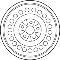 Mazda Tribute Alloy Wheels - 9965-10-4070 Spare Wheel