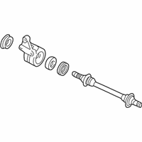 Mazda 626 Axle Shaft - F037-25-700 Shaft