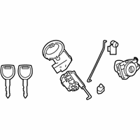 Mazda 6 Ignition Lock Cylinder - GS4D-09-010D Cylinder & Keys