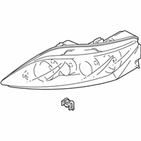 Mazda 6 Headlight - GP7B-51-0L0B Headlamp Assembly