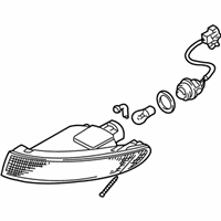 Mazda Millenia Turn Signal Lights - TA01-51-350B Signal Lamp Assembly