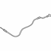 Mazda Protege Hood Release Cable - B25D-56-720 Release Cable