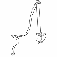 Mazda Tribute Seat Belt - EF91-57-730B-35 Lap & Shoulder Belt