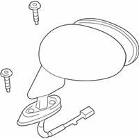 Mazda MX-5 Miata Side View Mirrors - NE51-69-120K-16 Mirror Assembly