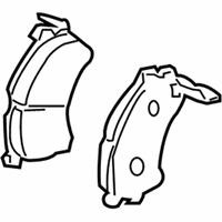 Mazda Tribute Brake Pad Set - ZZC4-33-23Z Brake Pads