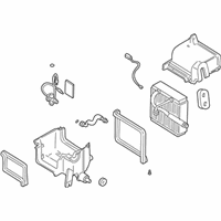 Mazda A/C Evaporator Core - BJ0M-61-520 Evaporator Assembly