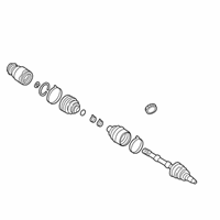 Mazda Millenia Axle Shaft - GR05-25-60XR-0F Axle Assembly