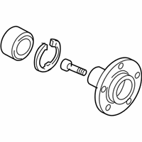 Mazda 3 Wheel Hub - BP4K-33-15XB Hub & Bearing