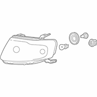Mazda Tribute Headlight - ZZC1-51-030 Headlamp Assembly