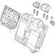 Mazda VA40-57-450B-02 Seat Back Assembly