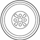 Mazda 9965-25-4040 Wheel, Spare