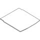 Mazda VA40-68-83X-02 Trunk Mat