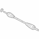 Mazda ZZCA-25-500 Axle Assembly