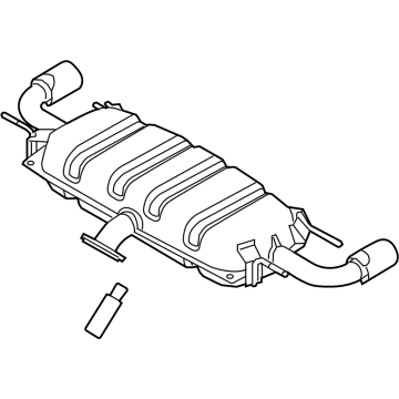 Mazda Exhaust Pipe - PYAE-40-100A