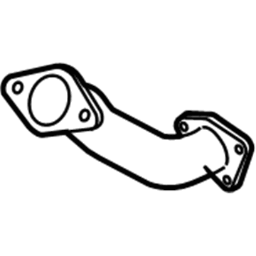 Mazda Exhaust Pipe - L3P4-40-500