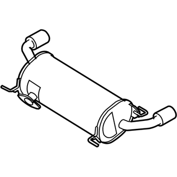 Mazda Exhaust Pipe - L3D7-40-100E