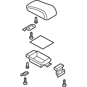 Mazda BAN6-64-450-02 Lid Assembly
