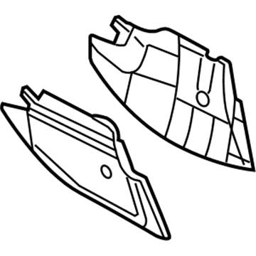 Mazda BP4K-64-231E-02 Side Cover