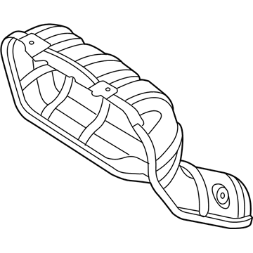 Mazda 5 Exhaust Heat Shield - LF50-13-390B