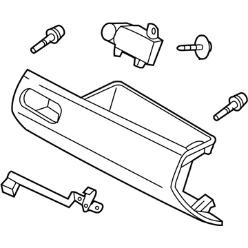 Mazda CX-7 Glove Box - EG23-64-030A-02