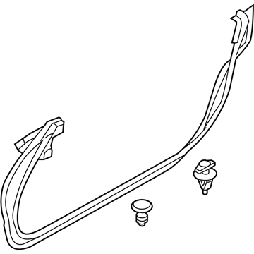Mazda MX-5 Miata Door Seal - NE51-59-760F