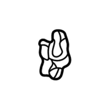 B630-15-388 Mazda Overflow Hose Clip Illustration 1 of 1