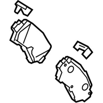 Mazda Brake Pads - B4Y0-26-48ZC