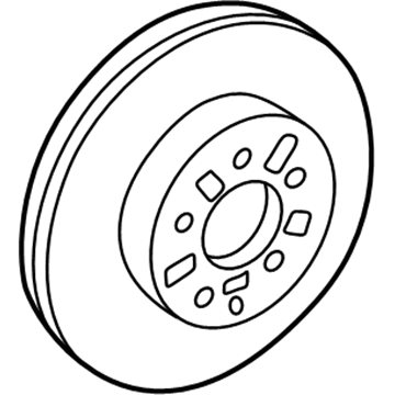 Mazda Millenia Brake Rotor - L16Y-33-25X