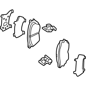 Mazda Millenia Brake Pads - TCY7-33-23Z