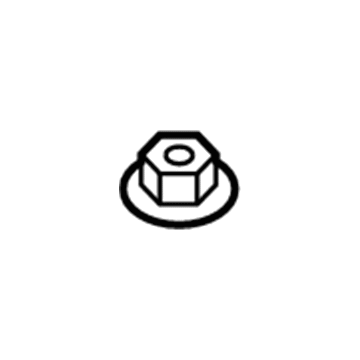 Mazda 9YB0-41-411 Trans Mount Bracket Nut
