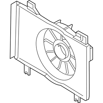 Mazda Fan Shroud - ZJ38-15-210