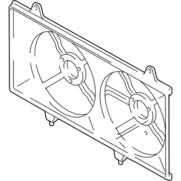 Mazda Fan Shroud - AJ57-15-210C