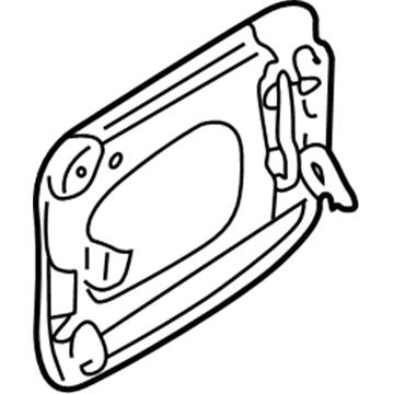 Mazda Fuel Door - B25R-42-410A