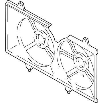 Mazda Fan Shroud - L321-15-210C